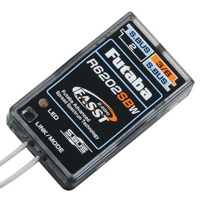 Futaba 8/18CH R6202SBW S.Bus FASST Dual HV Rx